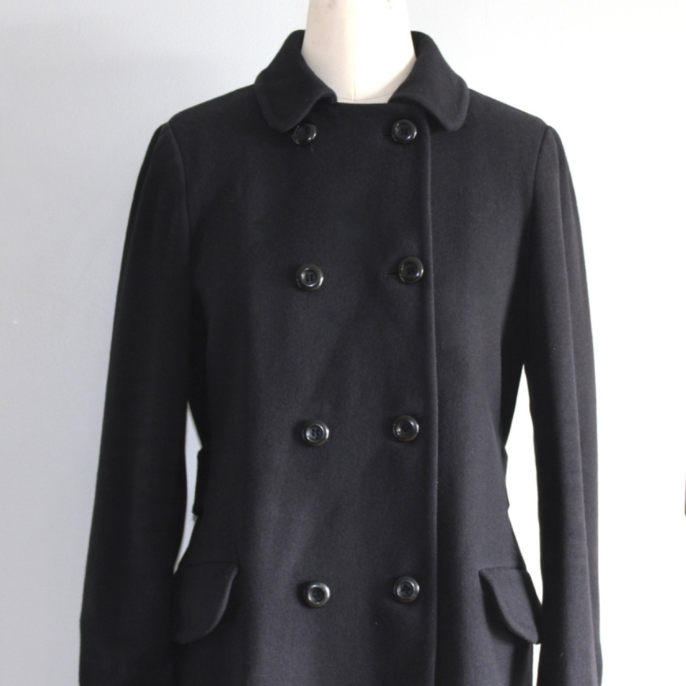 A.P.C. Navy Blue Classic Wool Peacoat - Picture 7 of 9